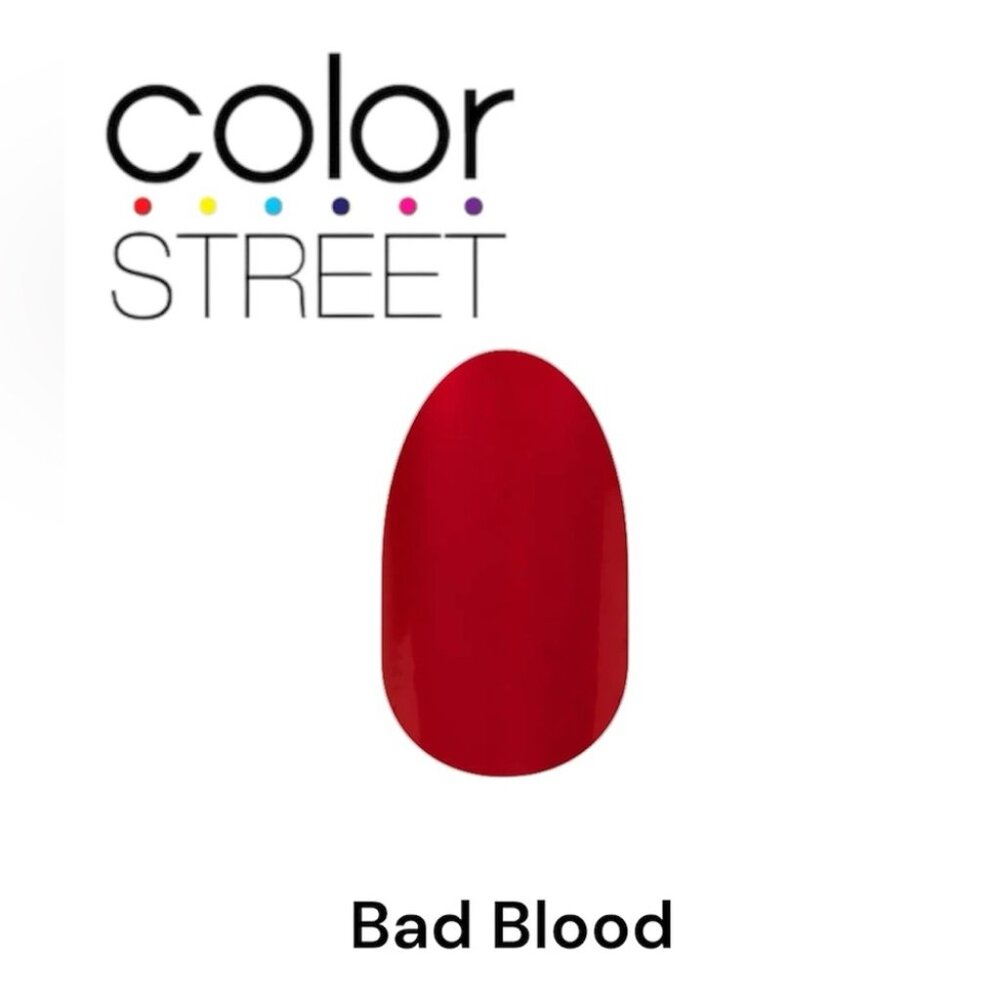 3 FOR $35: COLOR STREET Nail Strips - Bad Blood